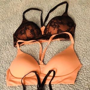 VS bra 34 D black lace